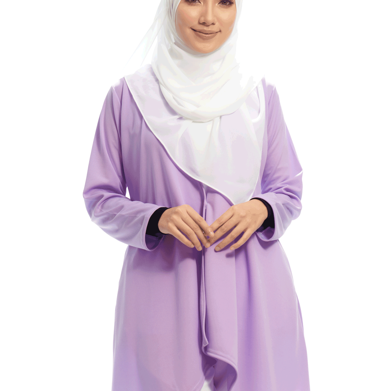 Cardigan Saroong [LILAC PURPLE]