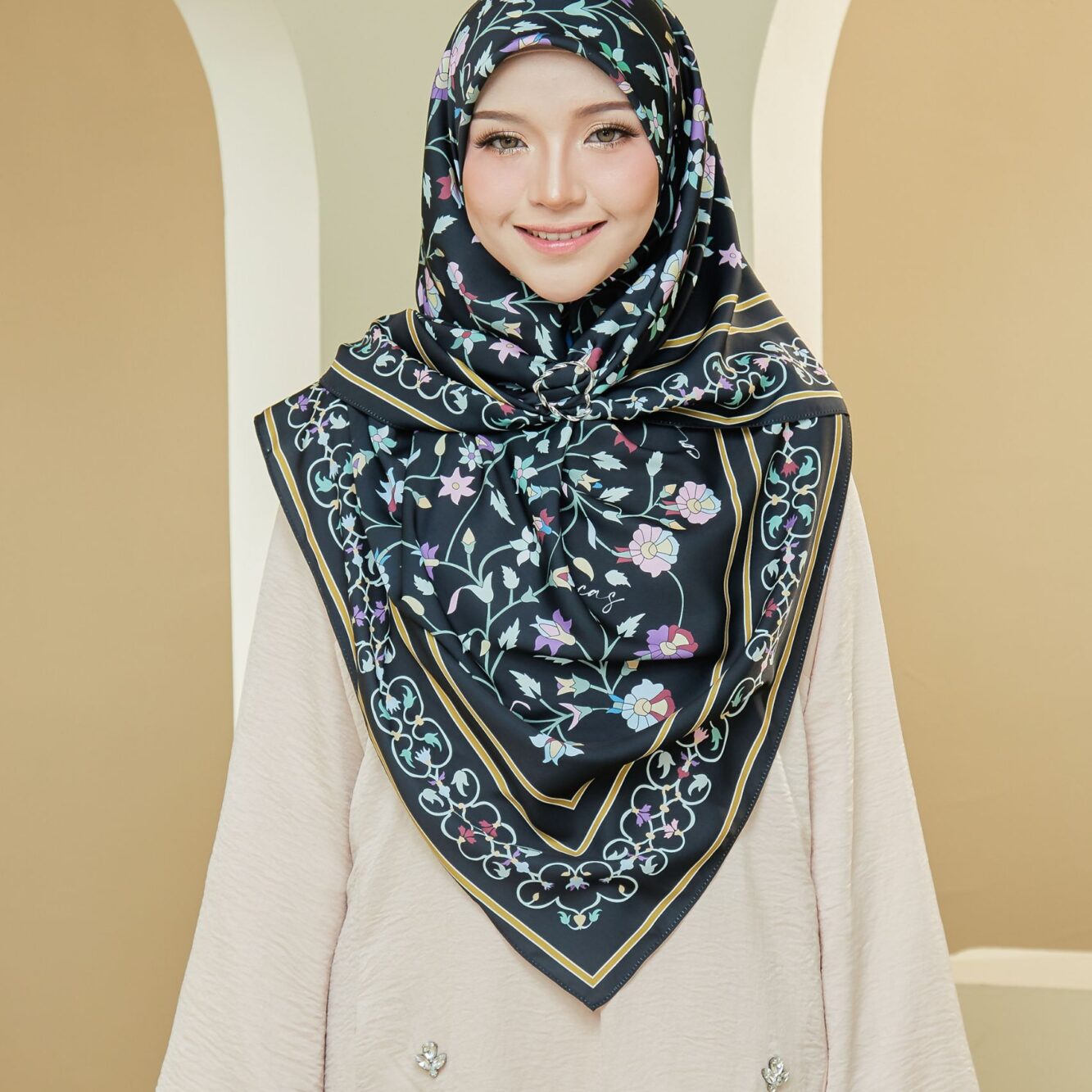 Tudung Bawal Islamic Art (Taj Mahal Raat)