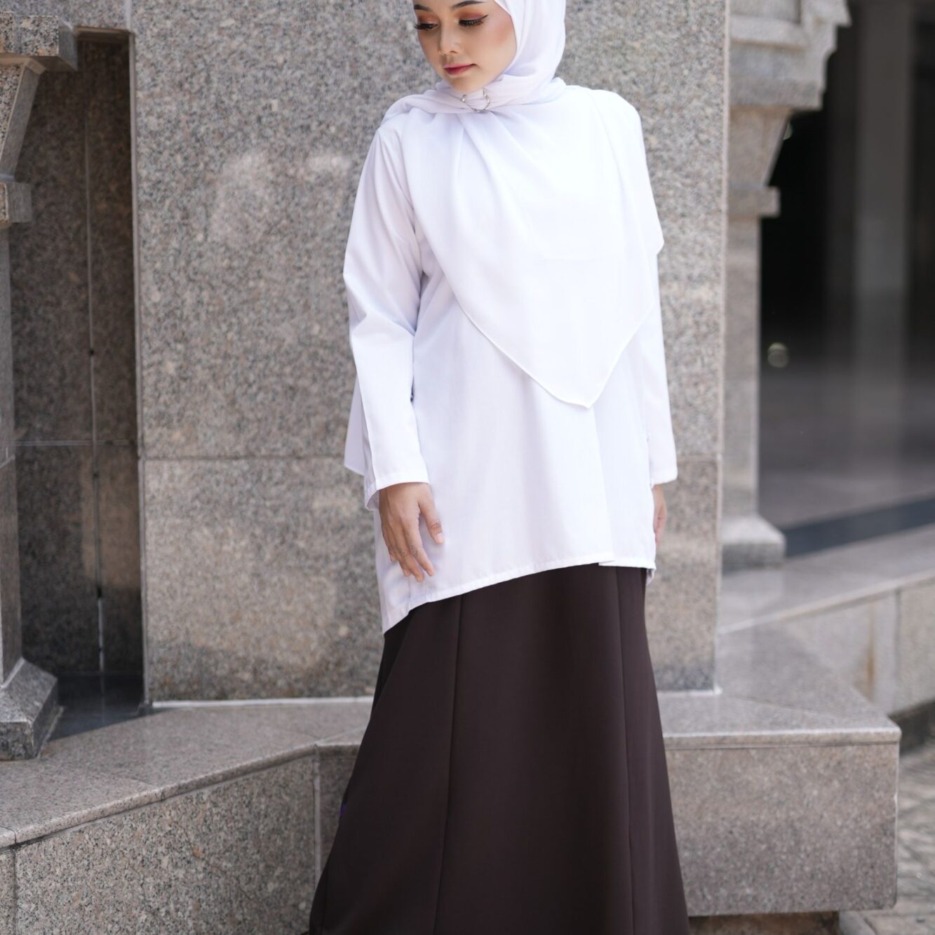 Roma Skirt (Coffee)