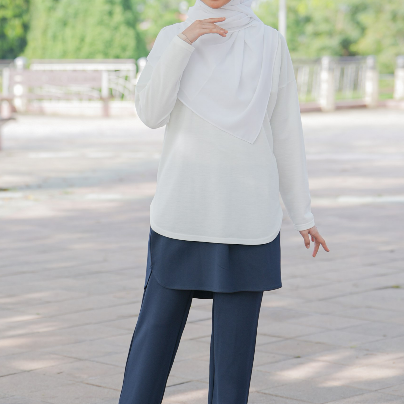 Roma Mini Skirt (Blue)