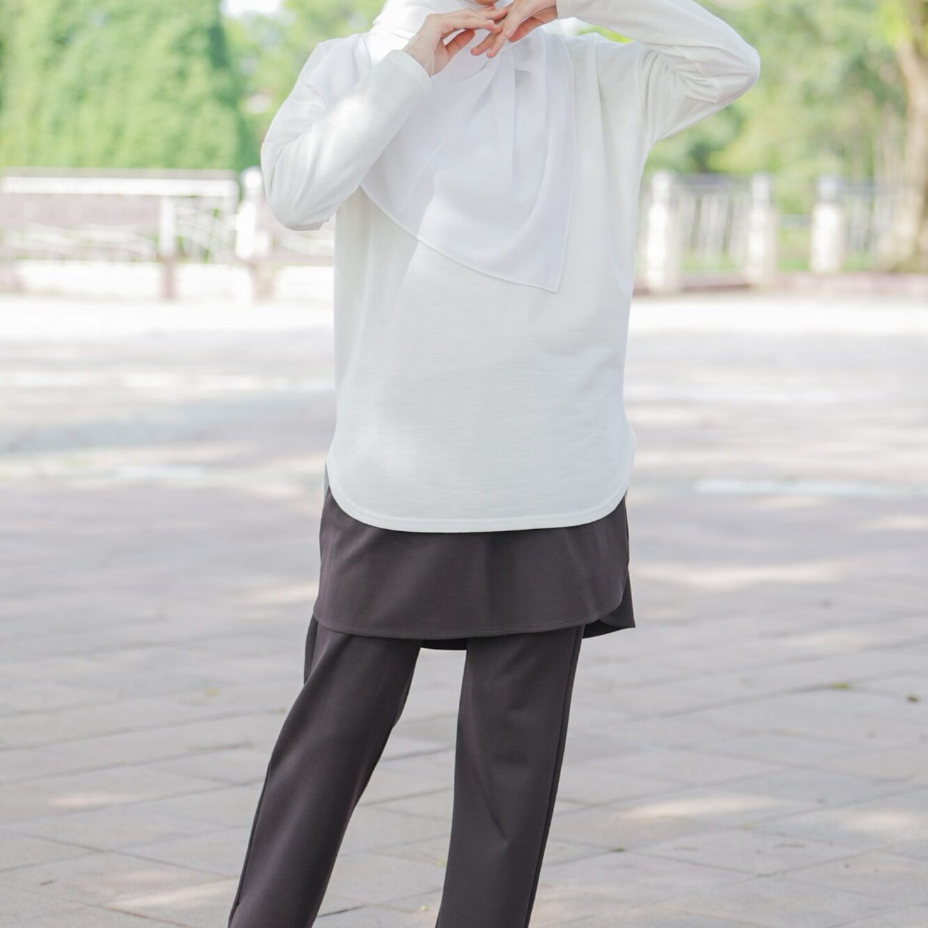 Roma Mini Skirt (Coffee)