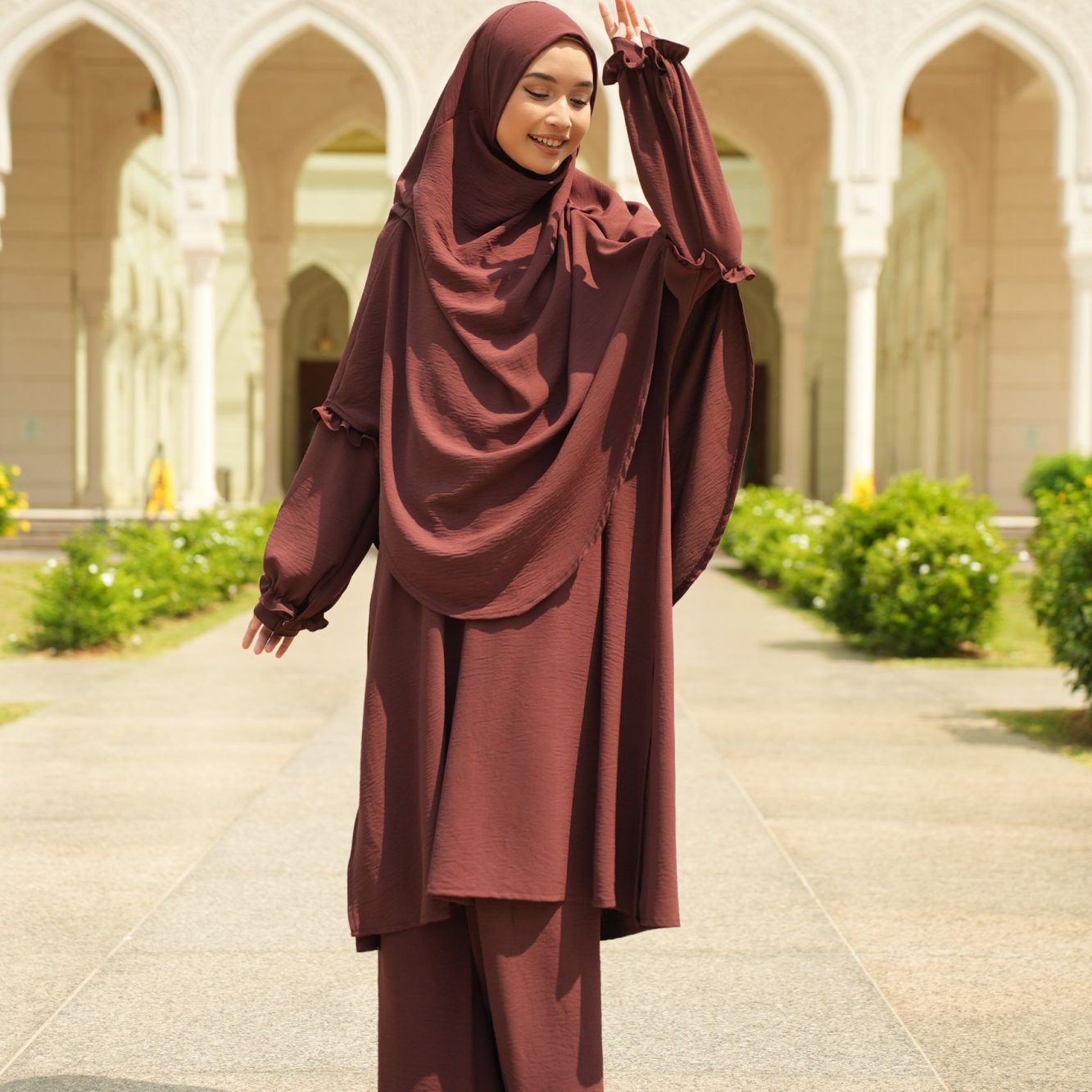Mina Set ( Dark Brown )