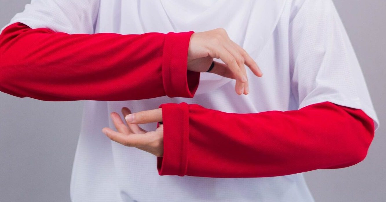 Microfiber Shirt Handsocks( Maroon )