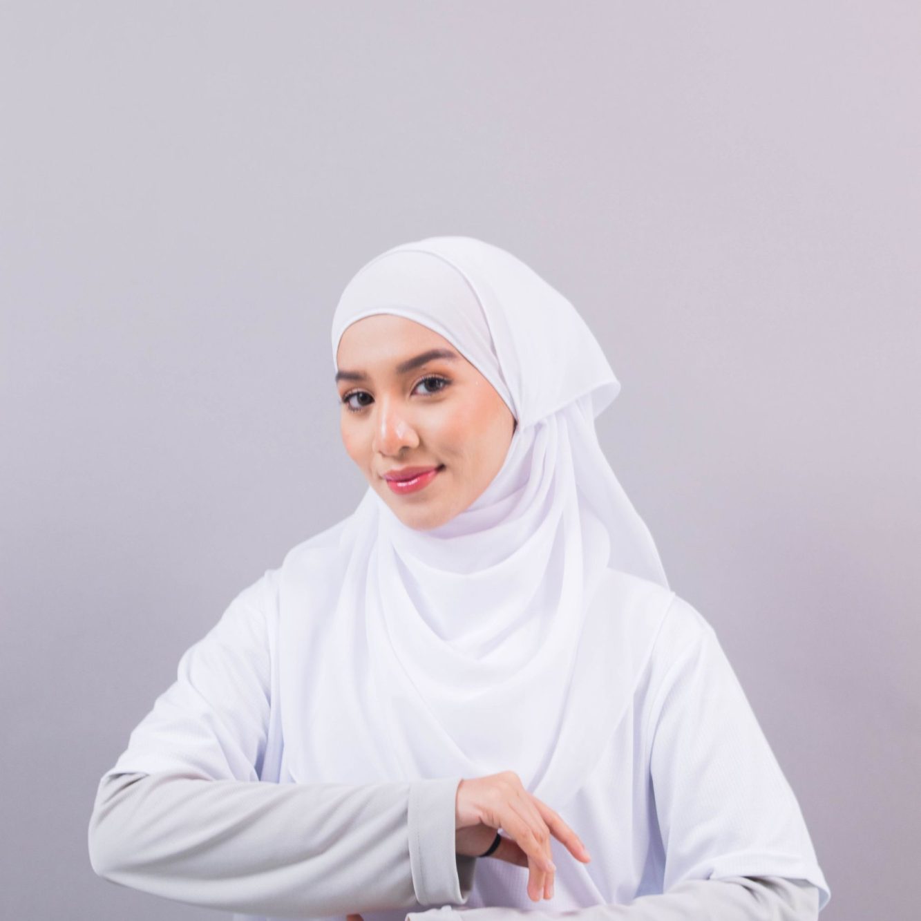 Microfiber Shirt Handsocks( Light Grey )