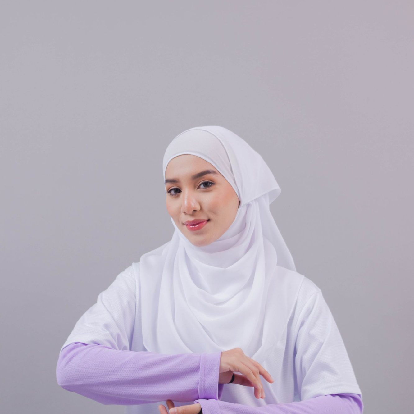 Microfiber Shirt Handsocks( Purple )