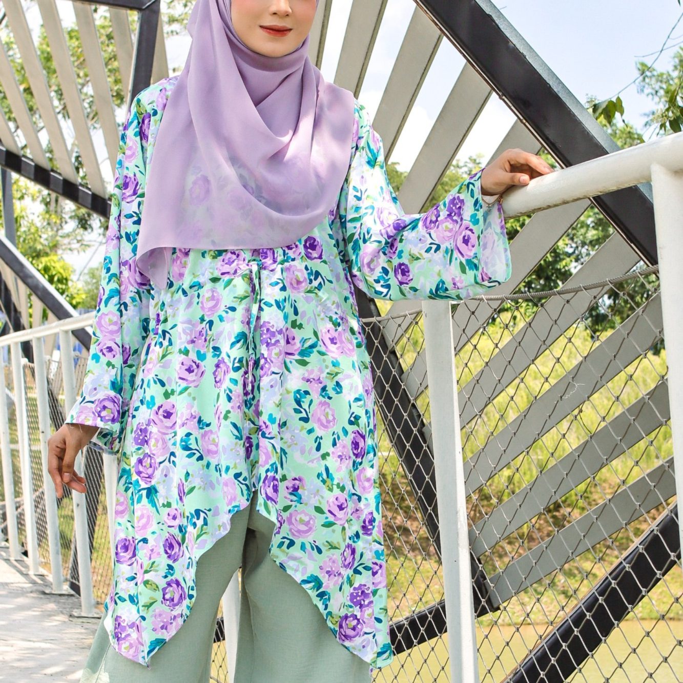 Manis Blouse Ayu  ( Hijau )