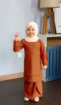 Chaya Kids Girl in Brick Orange