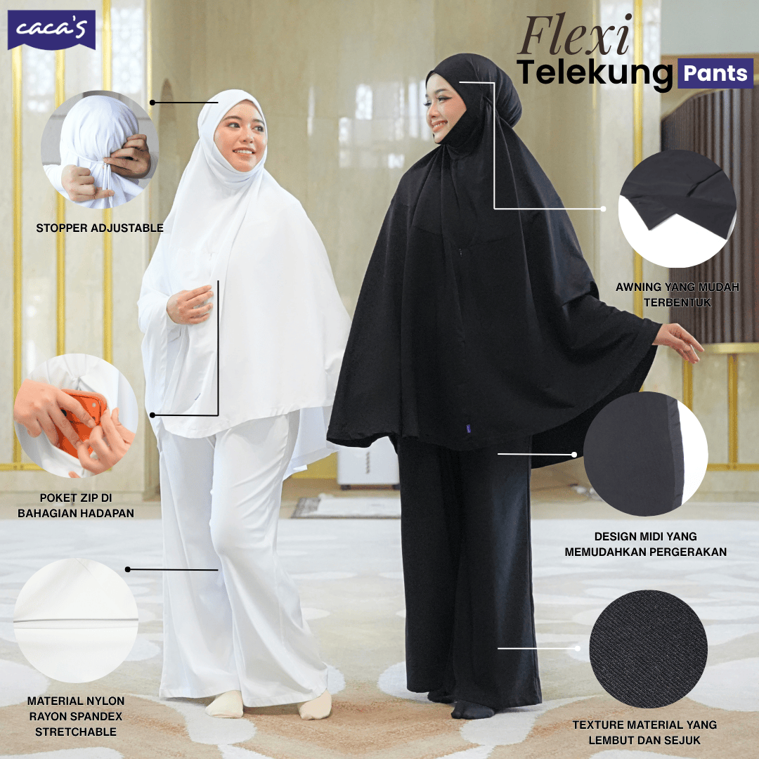 Flexi Telekung Pants Detailing 1