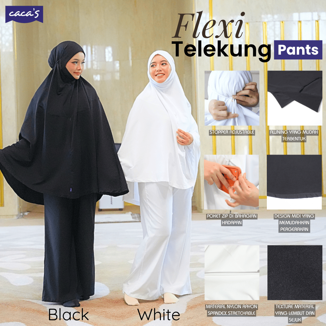 Flexi Telekung Pants Detailing 3
